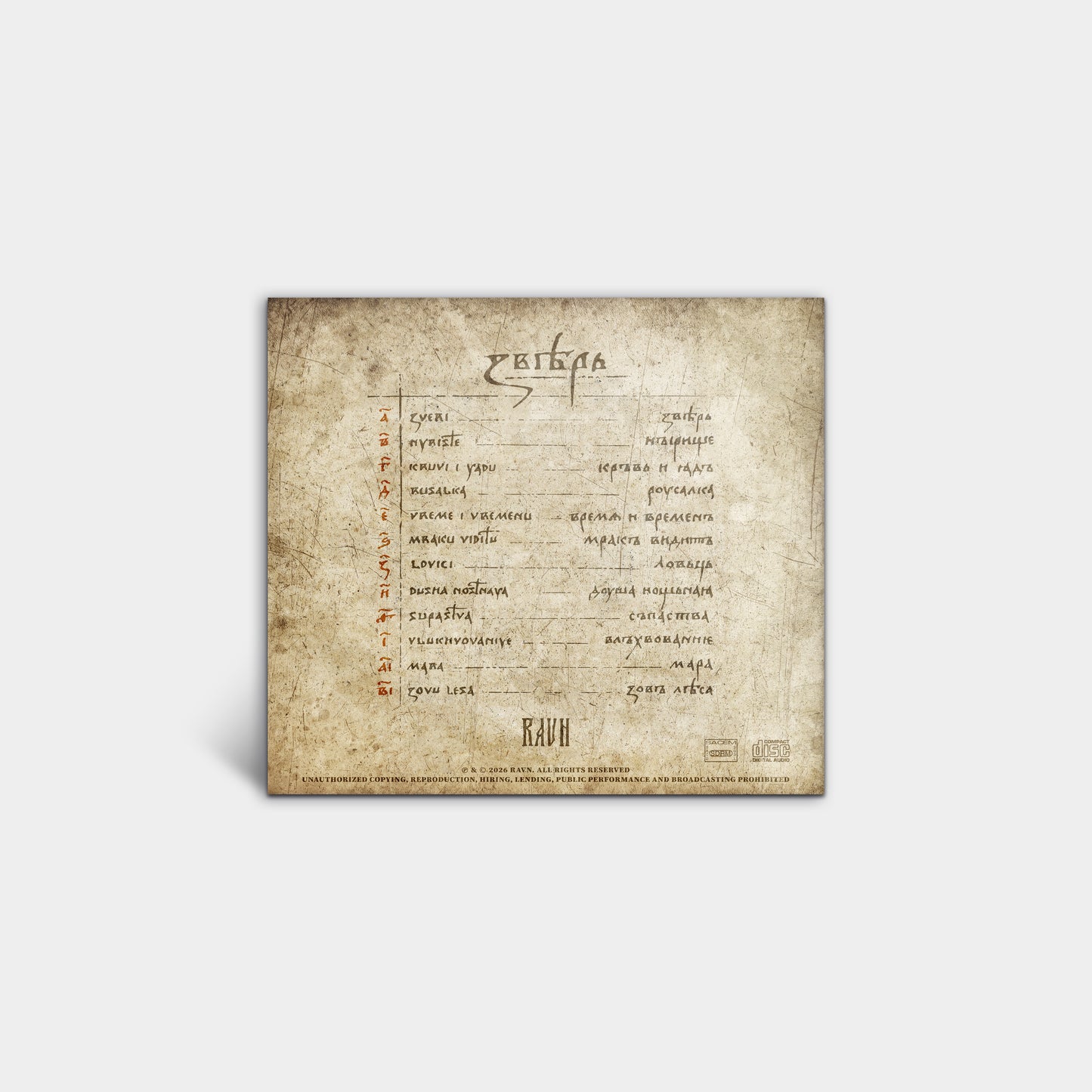 ZVERI | CD